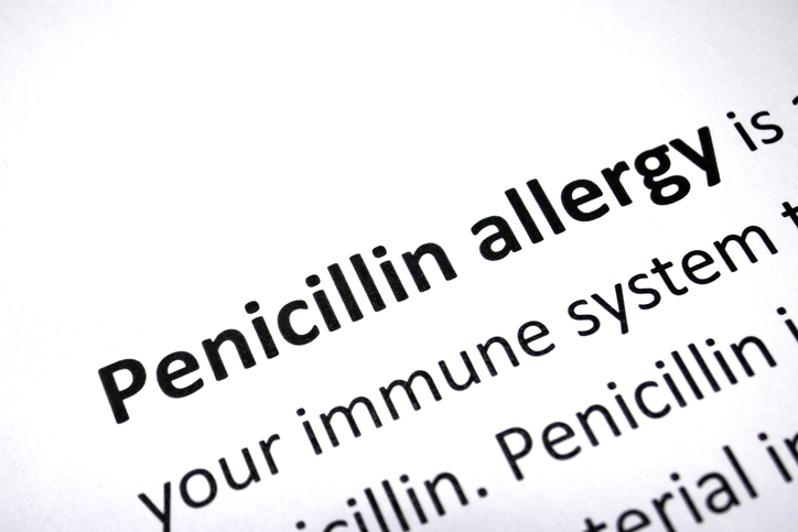 penicillin allergy