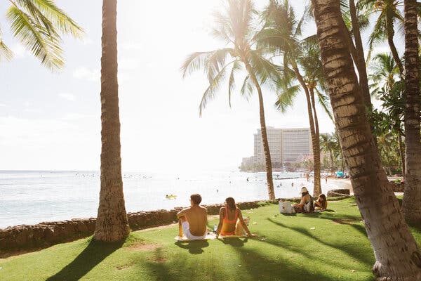 Honolulu, Hawaii, is an idyllic remote-working destination, but the state’s travel restrictions are currently the country’s most stringent.